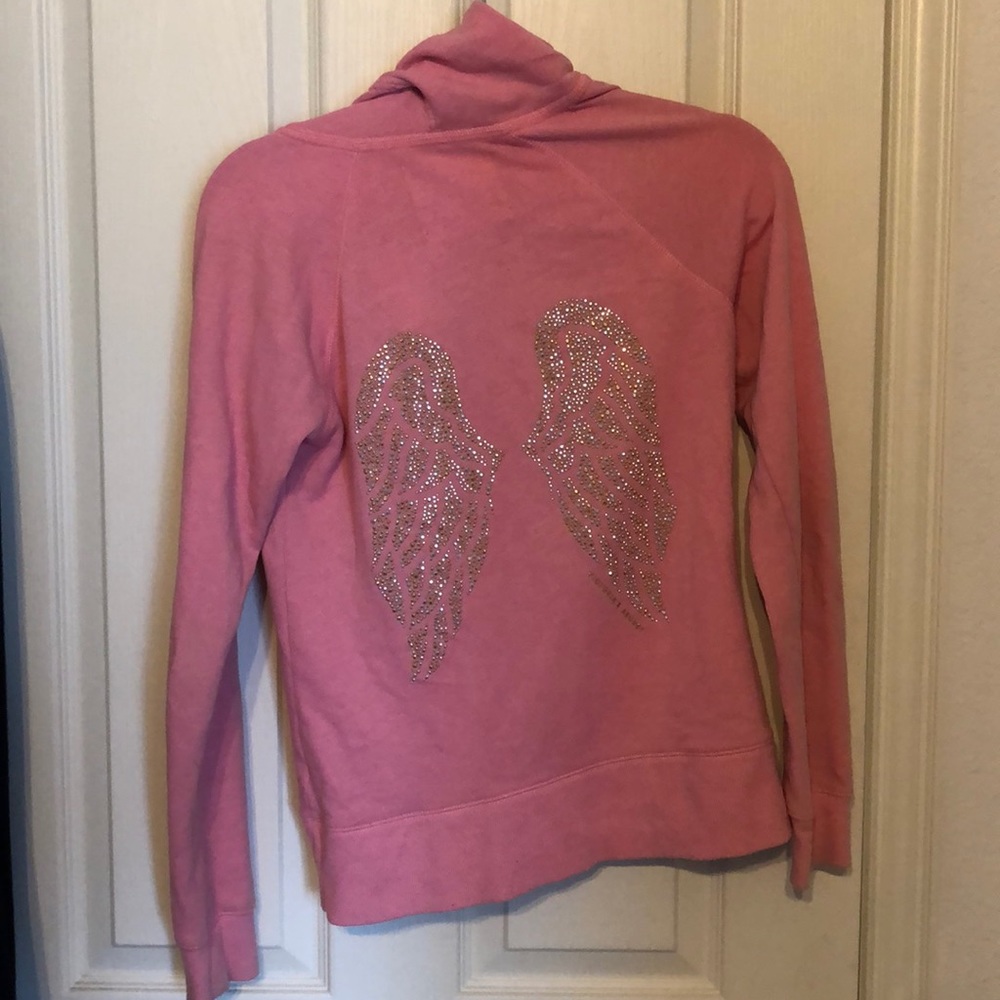 XS pink Victoria secret sweatshirt